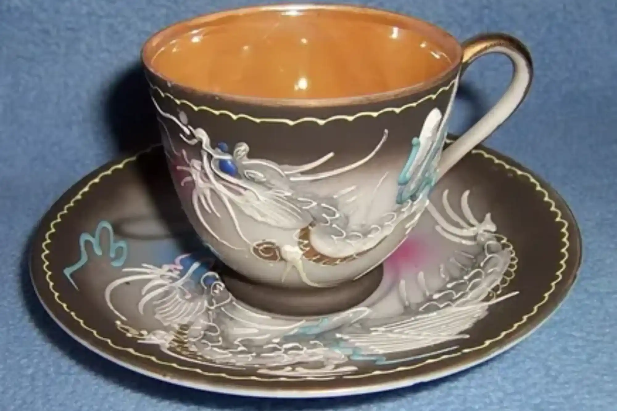 Fish Pond Theme Tea Cups