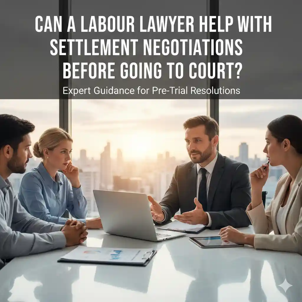 Can a labour lawyer help with settlement negotiations before going to court?