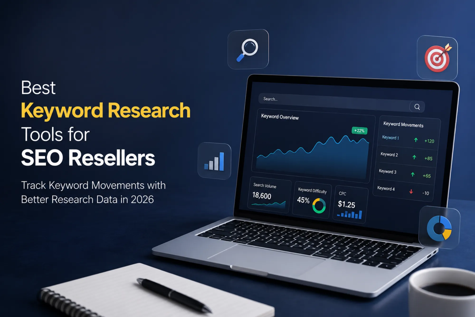 Best Keyword Research Tools for SEO Resellers tracking keyword movements with better research data in 2026